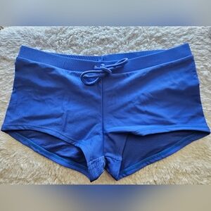Blue Women's Swim Bikini Bottoms